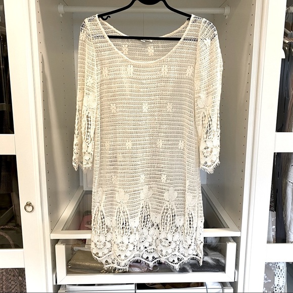 American Eagle Outfitters Dresses & Skirts - American Eagle lace crochet dress -M -relaxed fit